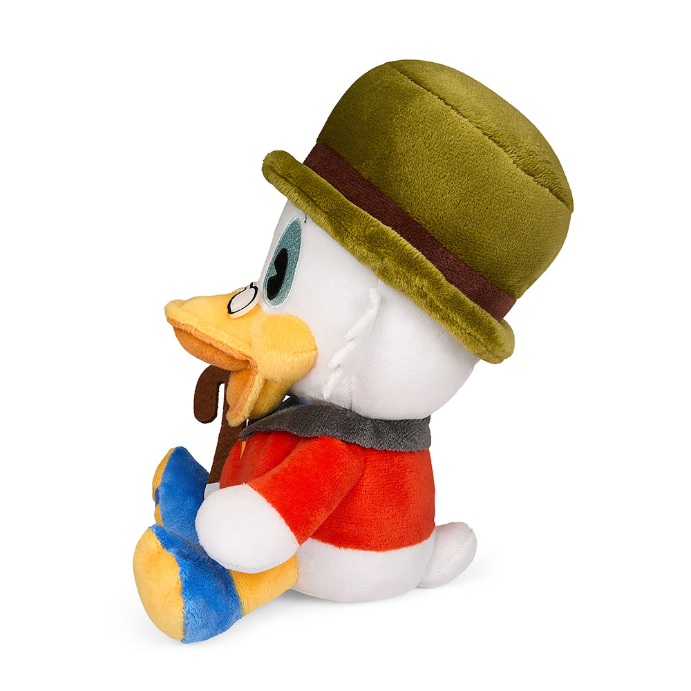 Disney DuckTales plush 4-pack featuring Scrooge McDuck, Huey, Dewey, and Louie plush toys from Disney's Phunny collection.