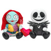 Disney Nightmare Before Christmas Jack and Sally plush featuring a heart, soft Phunny plush stuffed toy by Disney.