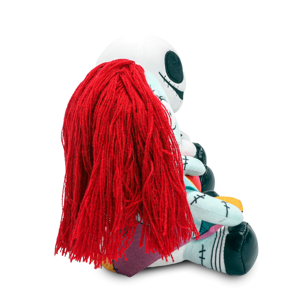 Disney Nightmare Before Christmas Jack and Sally plush toy with heart, soft and cuddly Phunny plush from Disney.