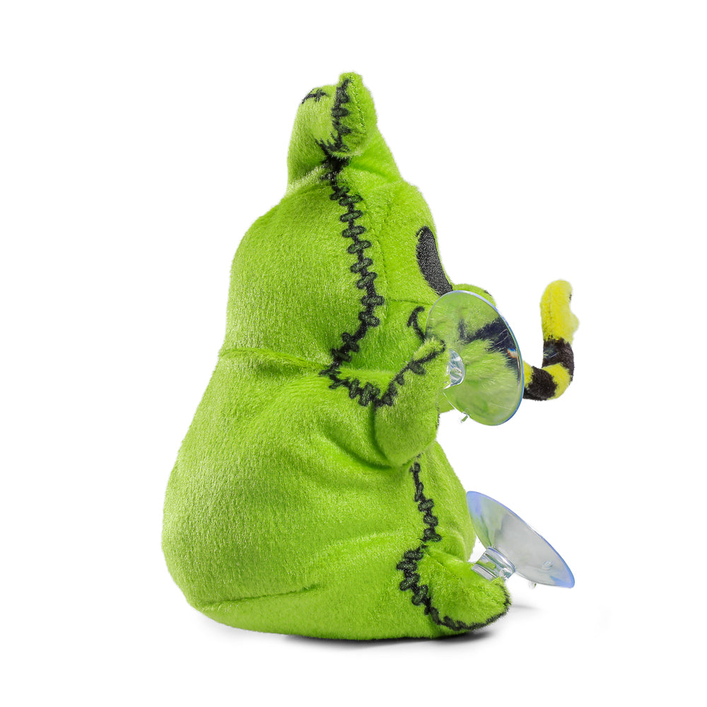 Disney The Nightmare Before Christmas Oogie Boogie plush window clinger, featuring a soft, detailed design for Halloween decor.