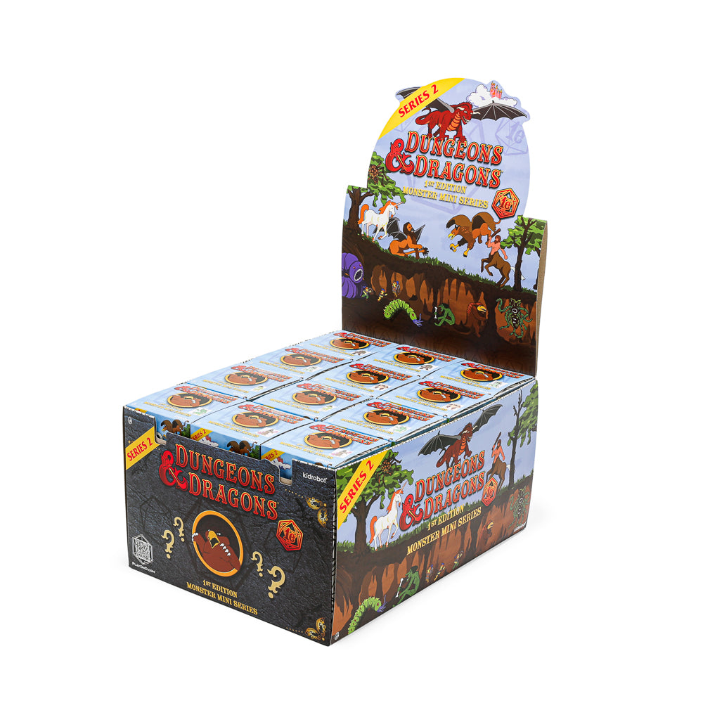 Dungeons & Dragons 3-inch vinyl miniatures from Monster Series 2, featuring iconic monsters from the 1st Edition D&D game.