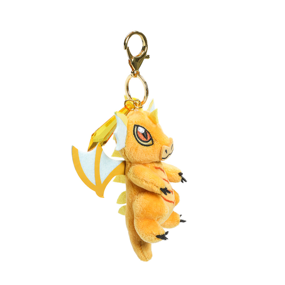 Bundle of all 5 Dungeons & Dragons 50th Anniversary Wyrmlings 3-inch plush collectible charms, featuring colorful dragon designs.
