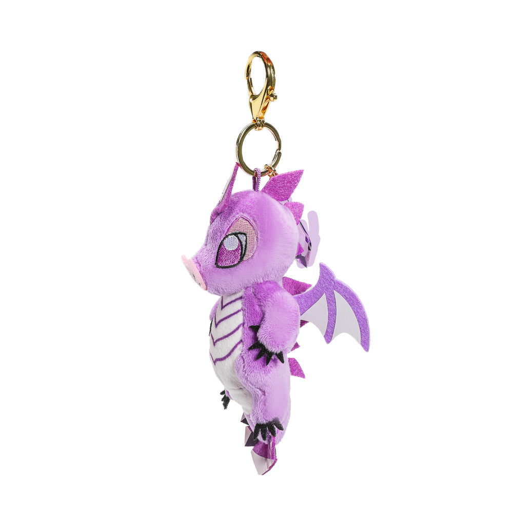 Bundle of five Dungeons & Dragons 50th Anniversary Wyrmlings plush charms, collectible 3-inch plush toys featuring dragon characters.