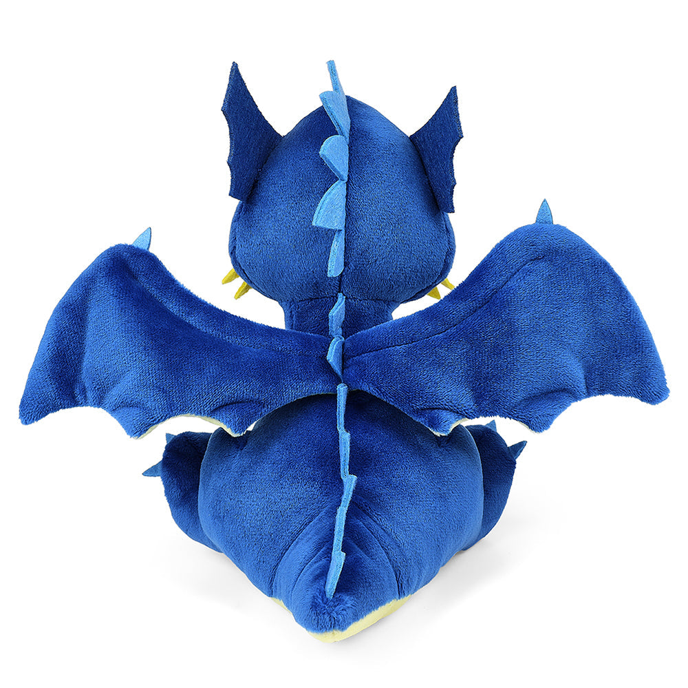 Dungeons & Dragons Blue Dragon Phunny Plush by Kidrobot, soft and detailed plush toy featuring a blue dragon design.