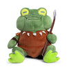 Dungeons & Dragons Bullywug Phunny Plush by Kidrobot featuring a soft, detailed frog-like creature from the fantasy game.