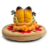 Garfield Pizza Nap Time 16-inch plush set featuring Garfield and a pizza pillow, soft and cuddly for kids.
