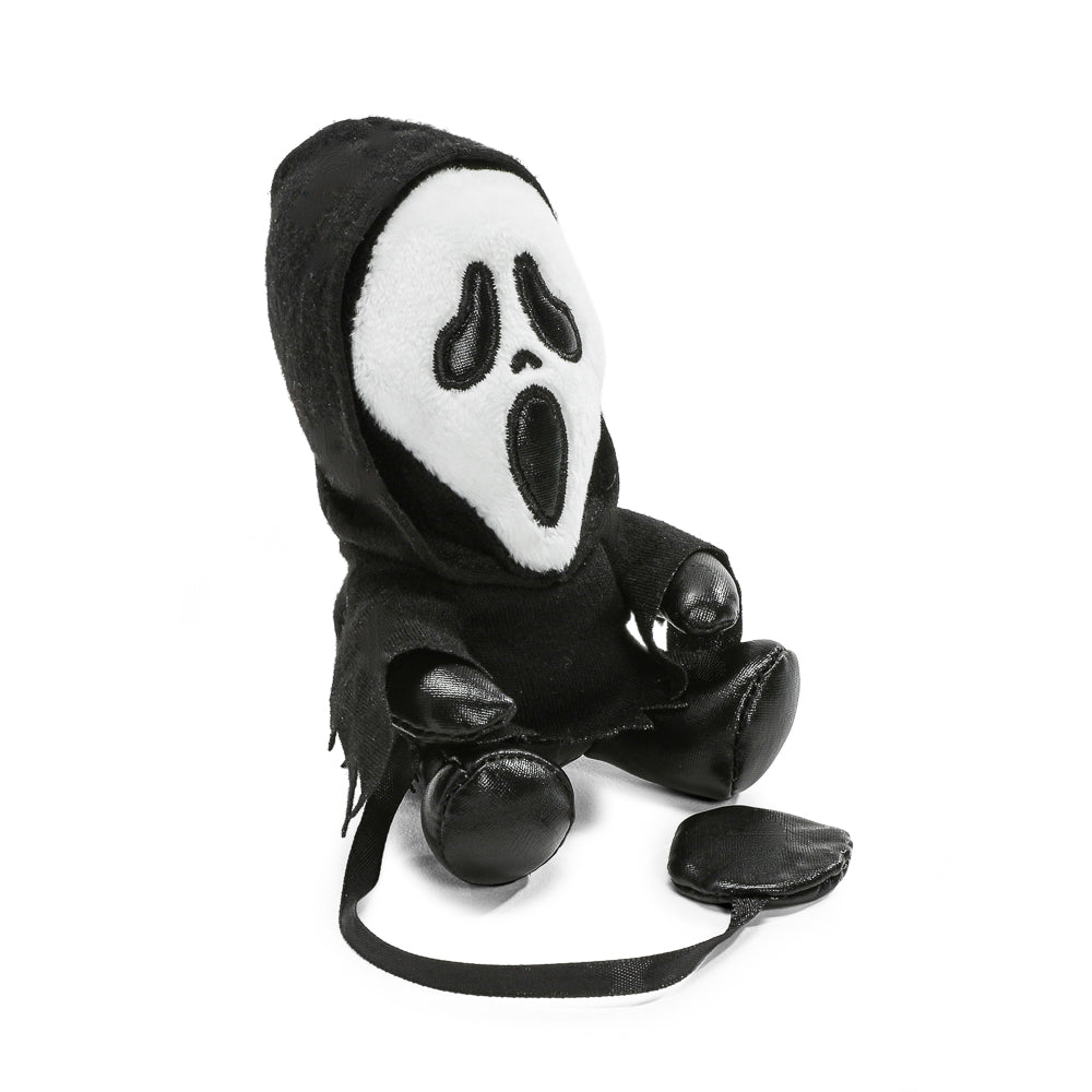 Ghost Face Plush Shoulder Phunny, soft and cuddly ghost face character plush toy for shoulder wear or display.