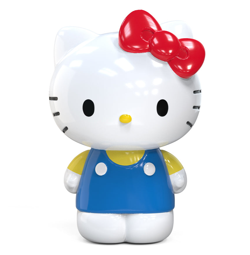 Hello Kitty® 36-inch art giant fiberglass figure by Kidrobot, limited edition Sanrio collectible with bright pink bow and detailed design.