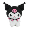 Sanrio Hello Kitty and Friends Kuromi Phunny Plush featuring a soft, cuddly character with black devil horns and a mischievous expression.