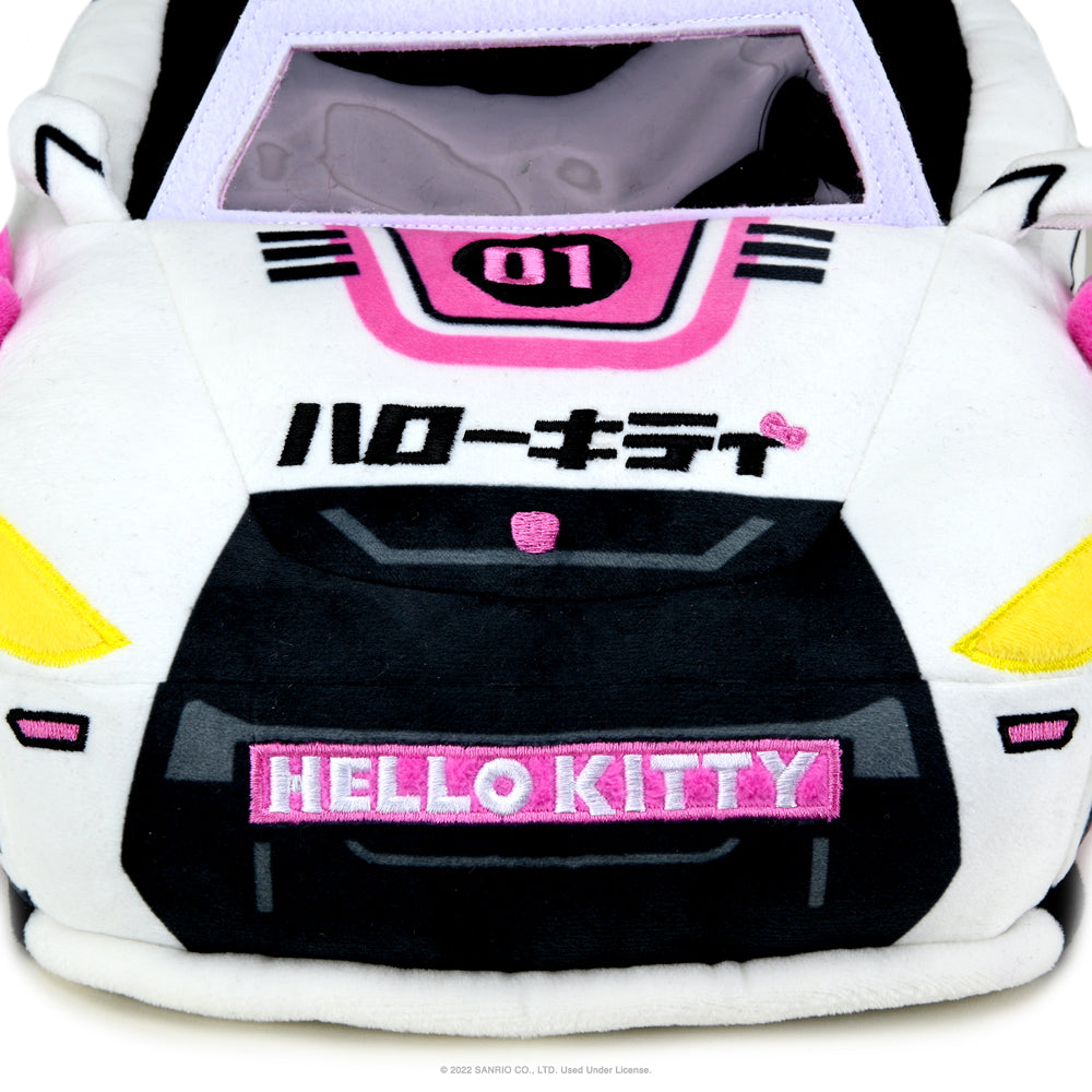 Sanrio Hello Kitty 13-inch plush featuring Tokyo Speed Racer design, soft and cuddly collectible toy.