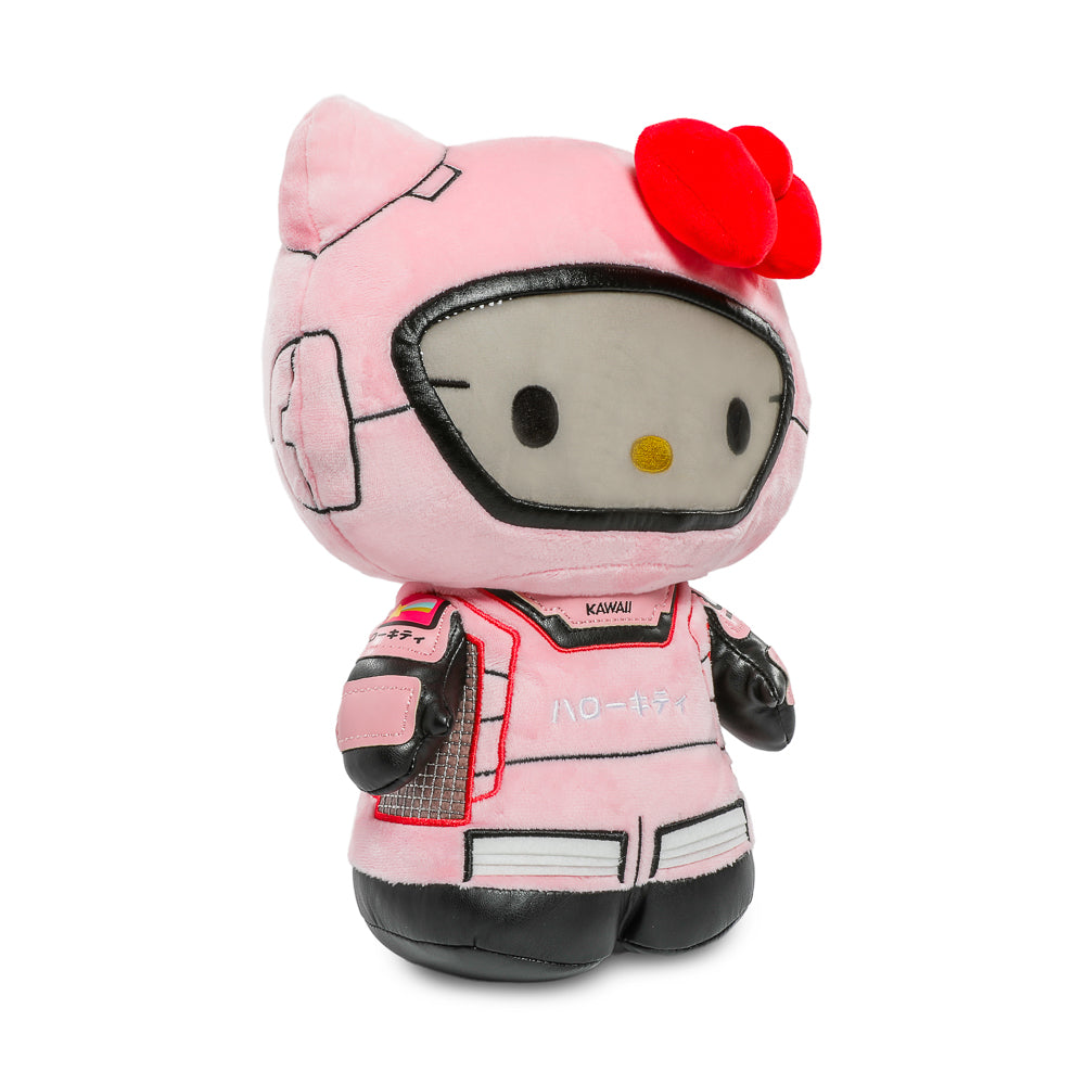 Sanrio Hello Kitty Pink Astronaut Plush toy, soft stuffed character with astronaut outfit, exclusive Kidrobot.com edition.