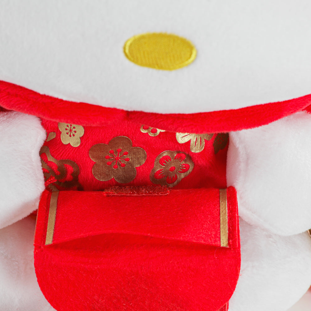 Hello Kitty® and Lucky Horse plush toys by Sanrio, soft and cuddly characters for collection or play.