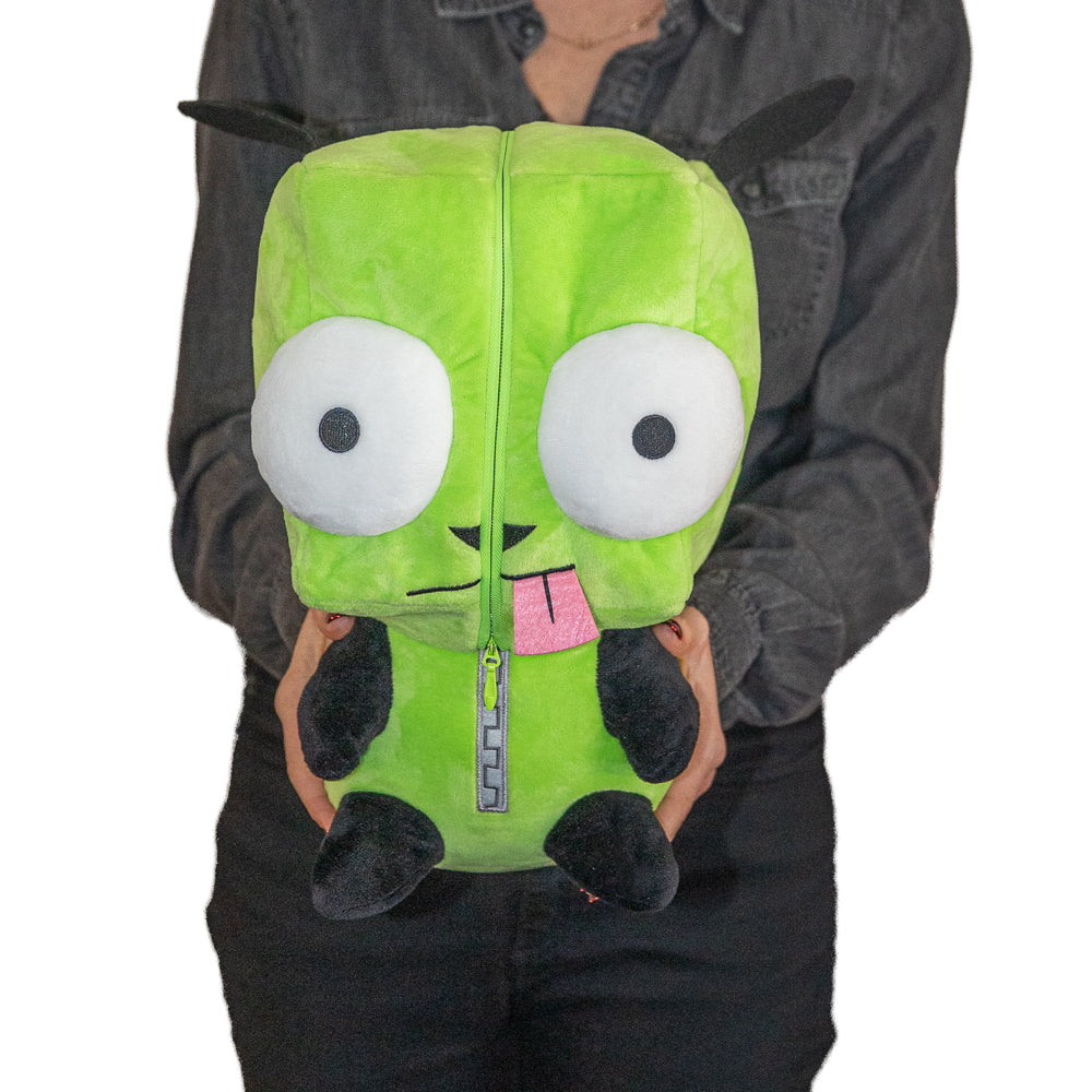Invader Zim Dog Suit GIR 13-inch plush toy, interactive plush from the Invader Zim series featuring GIR in a dog suit.