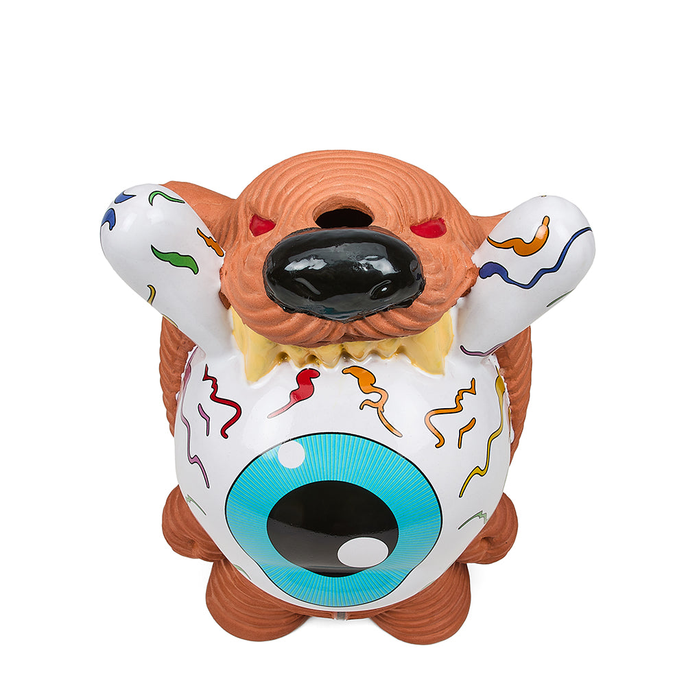 8-inch Chia Dunny figure by Mishka, Rainbow Edition, featuring a colorful designer toy with chia plant details and unique art style.