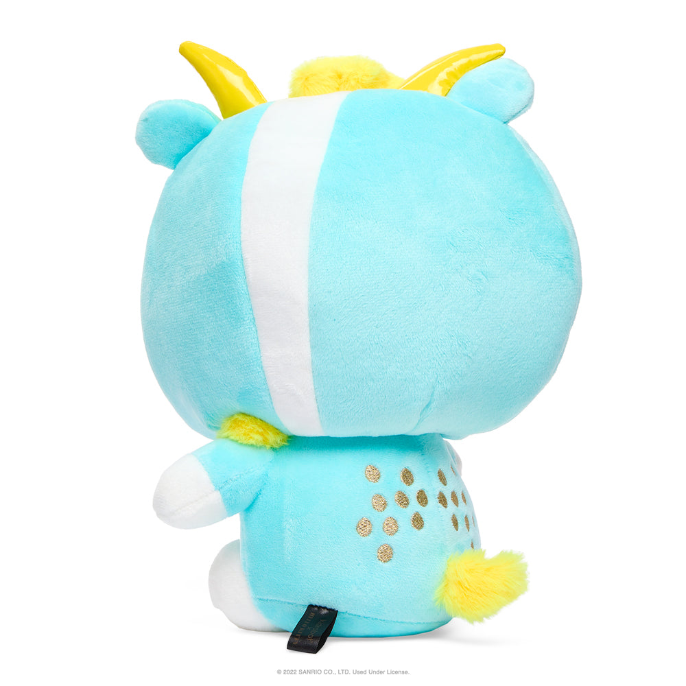 Sanrio Kidrobot Hello Kitty Zodiac Plush in Capricorn edition, medium-sized soft plush toy with detailed Capricorn design.