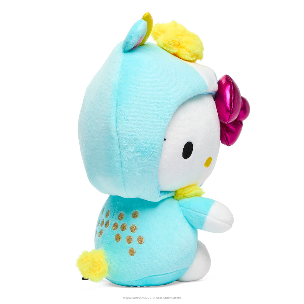 Sanrio Kidrobot Hello Kitty Zodiac Capricorn plush, medium-sized soft toy featuring detailed Capricorn design and adorable face.