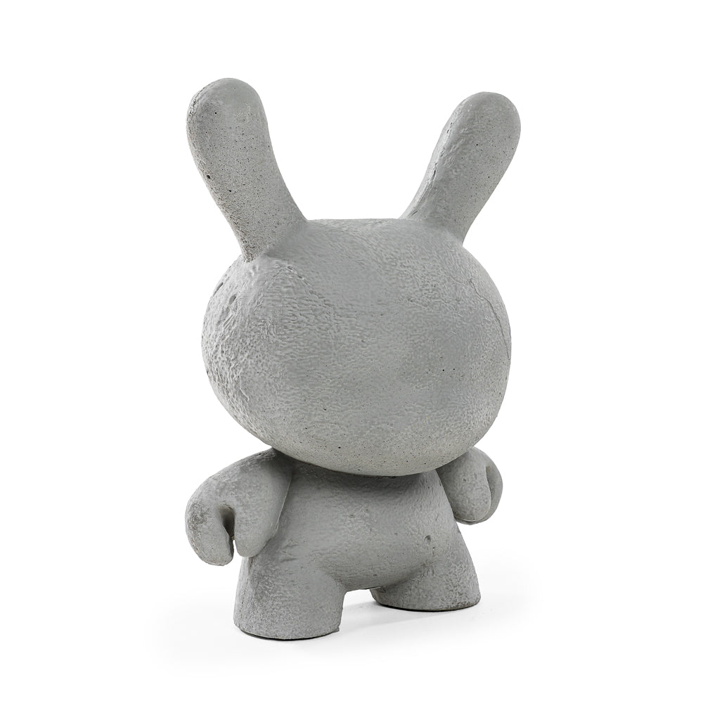 Kidrobot RAW 8-inch Concrete Dunny collectible toy with limited edition design, featuring a sleek, minimalist concrete finish.