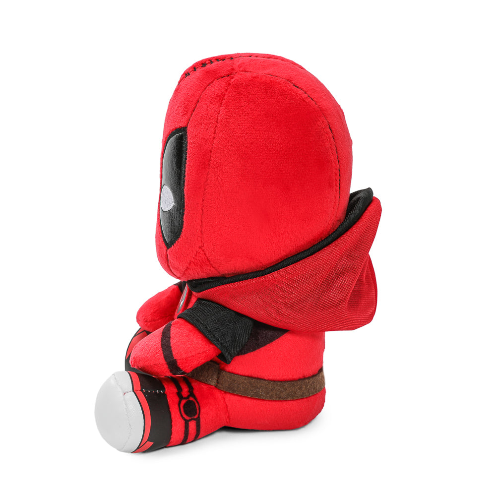 Marvel Kids’ Deadpool and Wolverine Kidpool Phunny plush toys featuring soft fabric and detailed character designs.