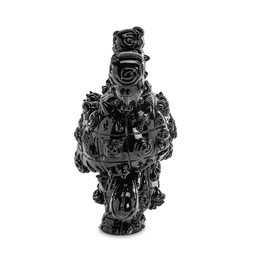 MONOLITH Dunny 8" vinyl art figure by ROBOT SODA, Onyx Edition, shown in a 2-pack bundle with limited-edition design.