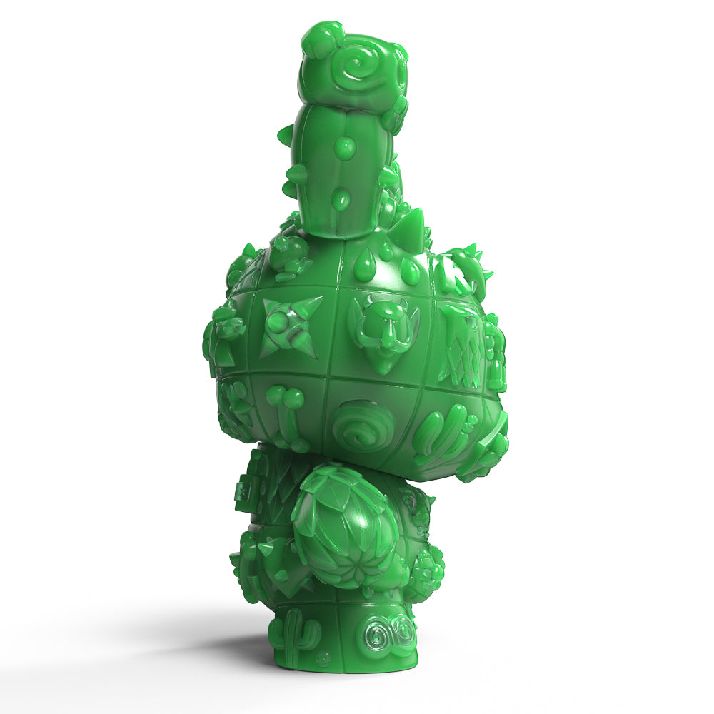 Jade edition MONOLITH Dunny 8-inch vinyl art figure by ROBOT SODA, limited to 300 pieces, showcasing a detailed, stylized design.