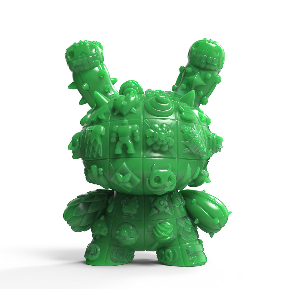 Jade edition ROBOT SODA 8-inch Monolith Dunny vinyl art figure with detailed sculpt and limited edition design.