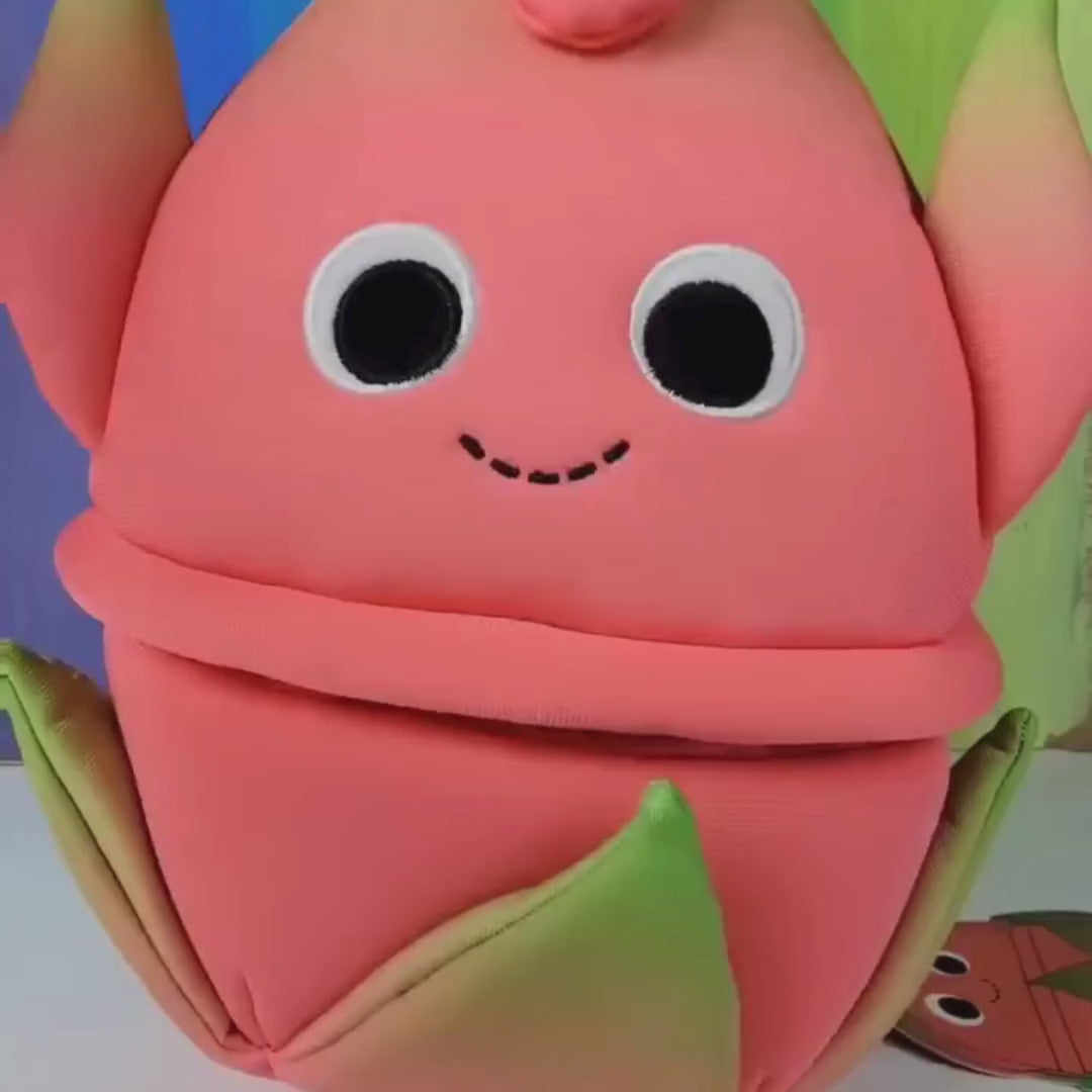 Yummy World Dante the Dragon Fruit 13” Interactive Plush - Kidrobot