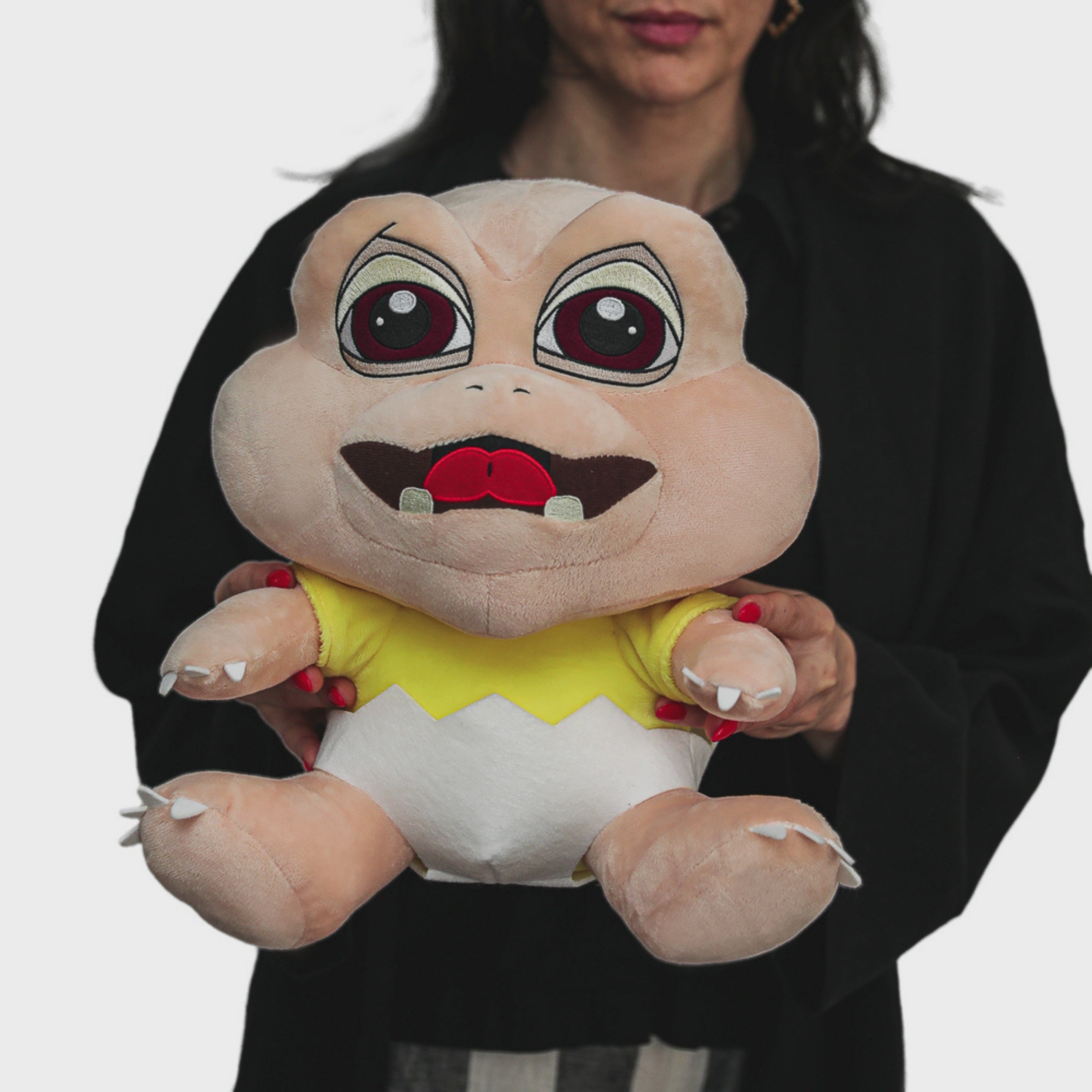 Video featuring plush's size and sounds - Dinosaurs - Baby Sinclair Plush with Sound - Kidrobot