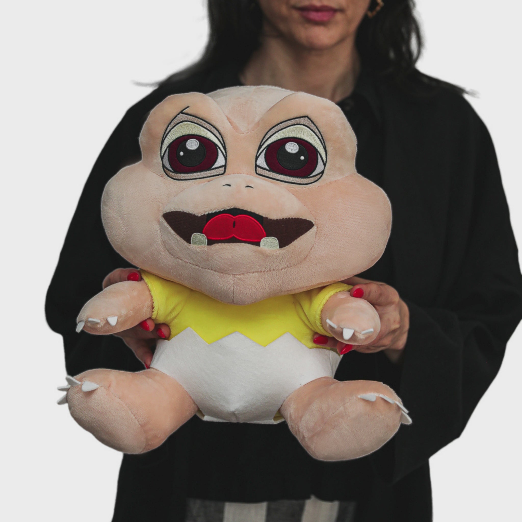 Video featuring plush's size and sounds - Dinosaurs - Baby Sinclair Plush with Sound - Kidrobot
