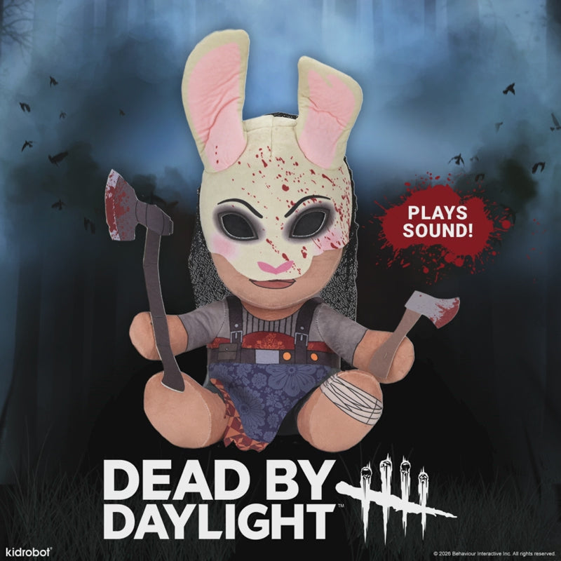 Dead by Daylight - The Huntress Large Plush with Sound on Kidrobot.com - recording of sounds made by the plush