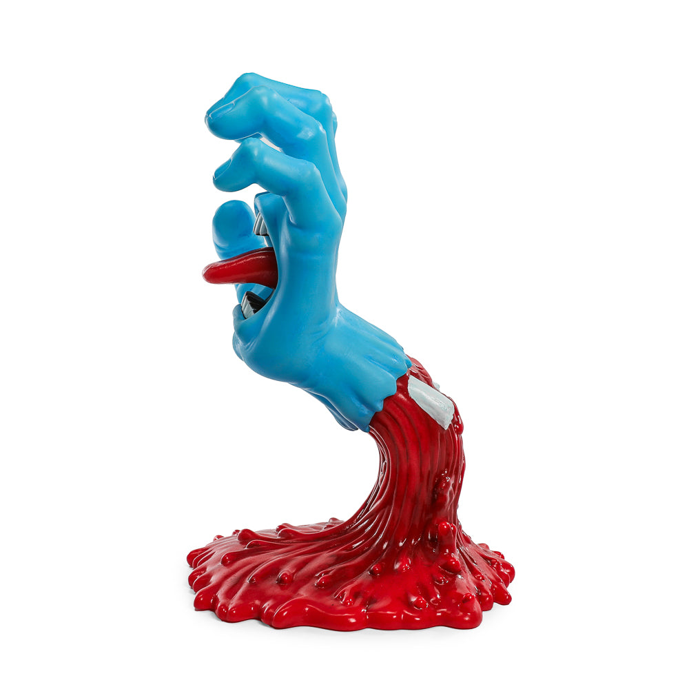Santa Cruz 40th Anniversary Screaming Hand glow-in-the-dark vinyl art figure, featuring vibrant hand design and detailed craftsmanship.