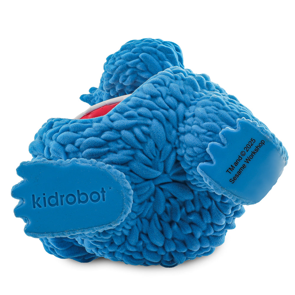 Sesame Street Kaiju Anatomy Cookie Monster 8-inch flocked vinyl art figure, detailed design, display-ready collectible.