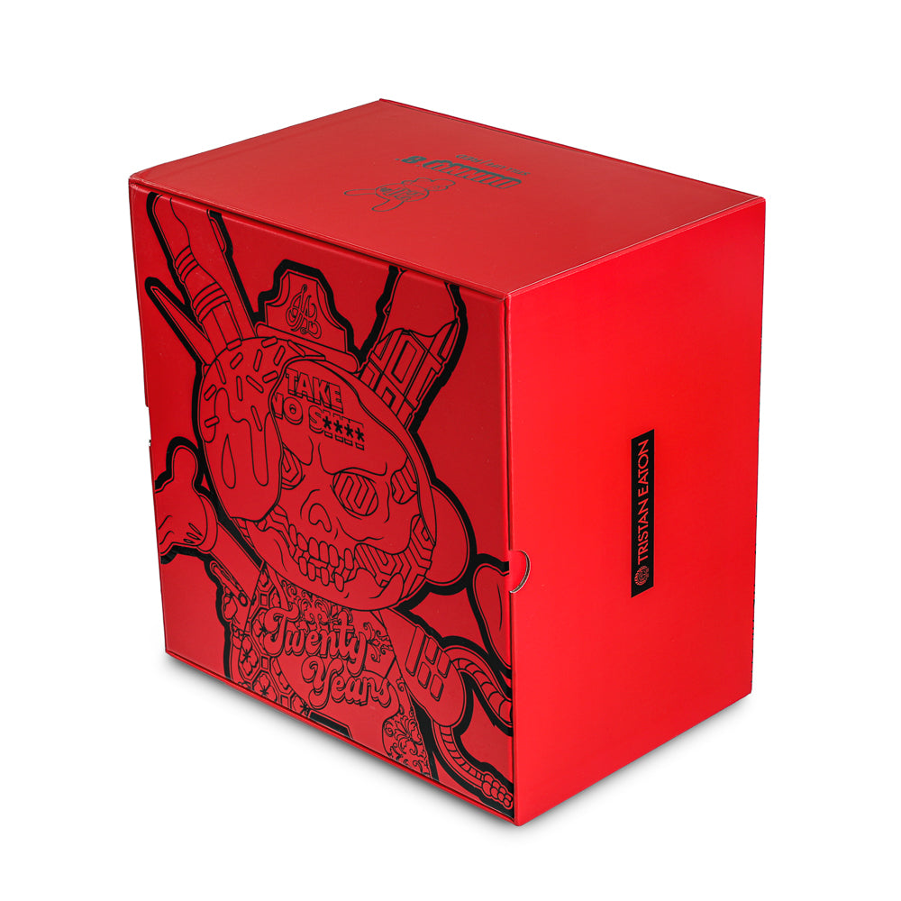 20th Anniversary Still Life Dunny 8-inch art figure by Tristan Eaton, Ketchup Edition with signature and limited edition details