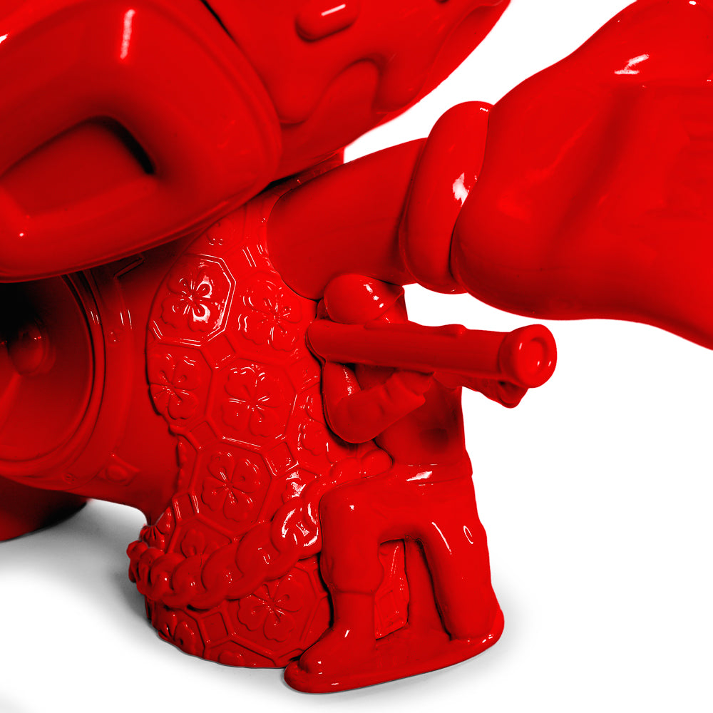 20th Anniversary Still Life Dunny 8-inch art figure by Tristan Eaton, Ketchup Edition, limited to 300, signed and collectible.