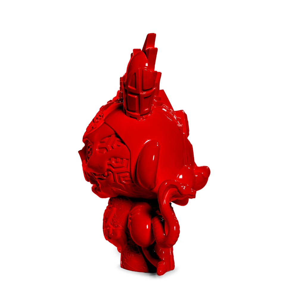 Signed 20th Anniversary Still Life Dunny 8" art figure by Tristan Eaton, Ketchup Edition, limited to 300 pieces.