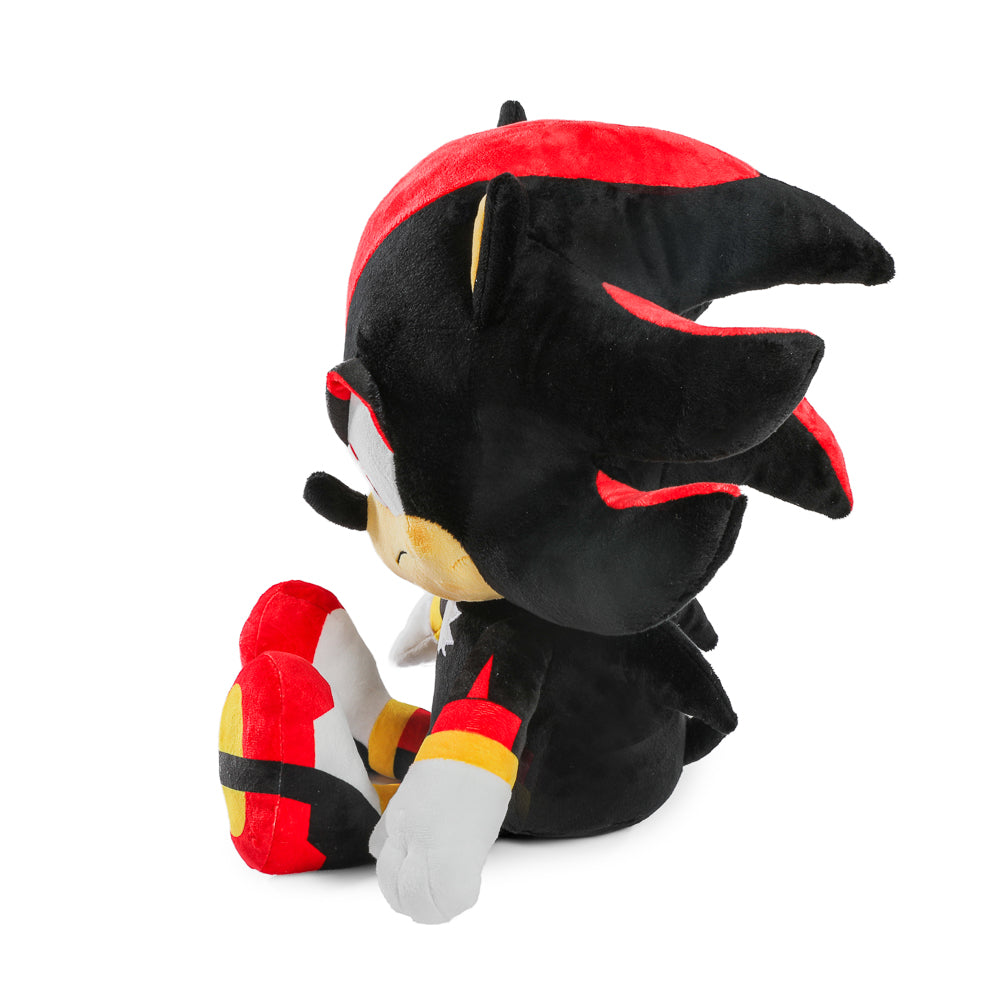 Sonic the Hedgehog Shadow HugMe plush with shake action, soft plush toy featuring Shadow character from Sonic the Hedgehog.