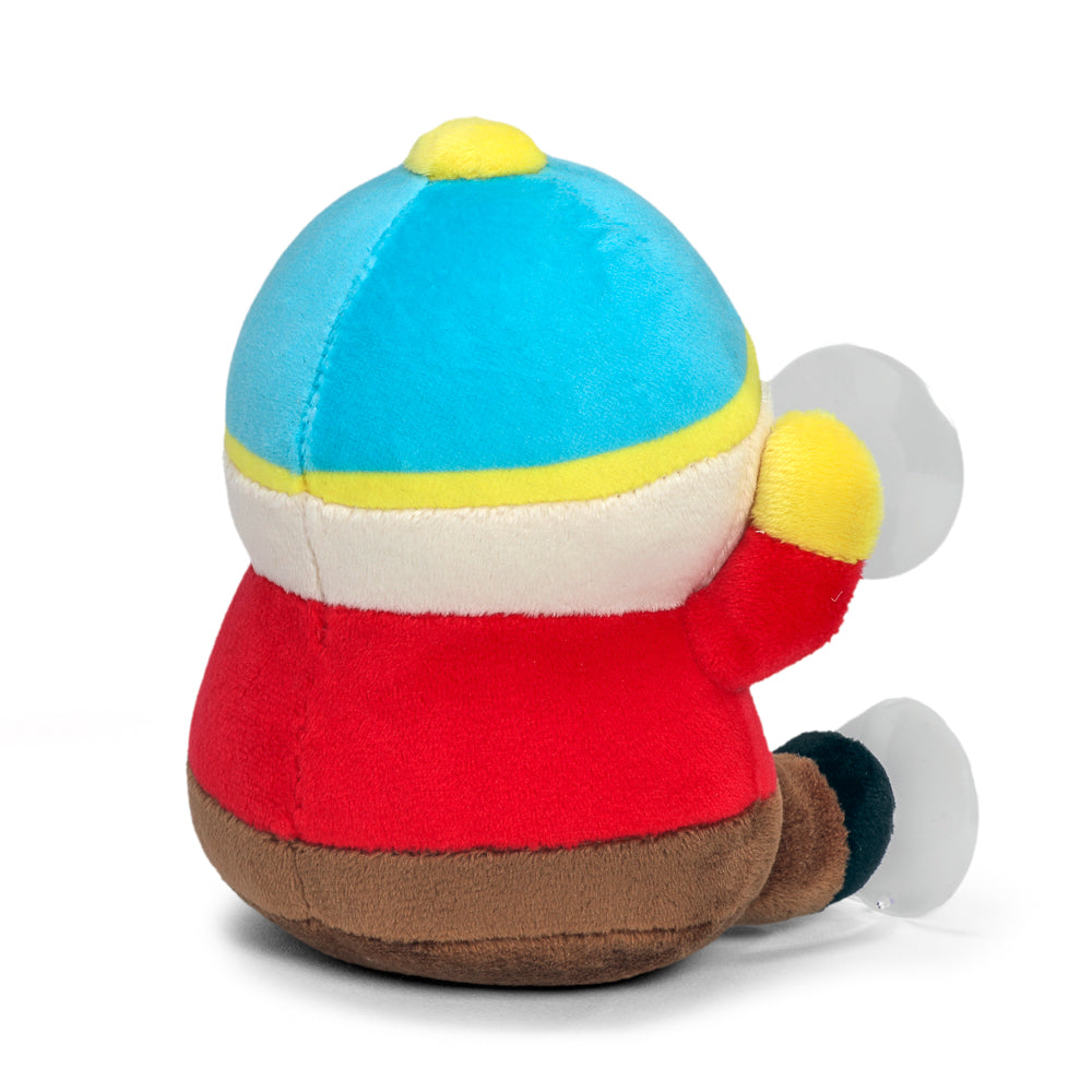 South Park Cartman 6-inch plush window clinger featuring a soft, colorful plush of Cartman from the animated TV show.