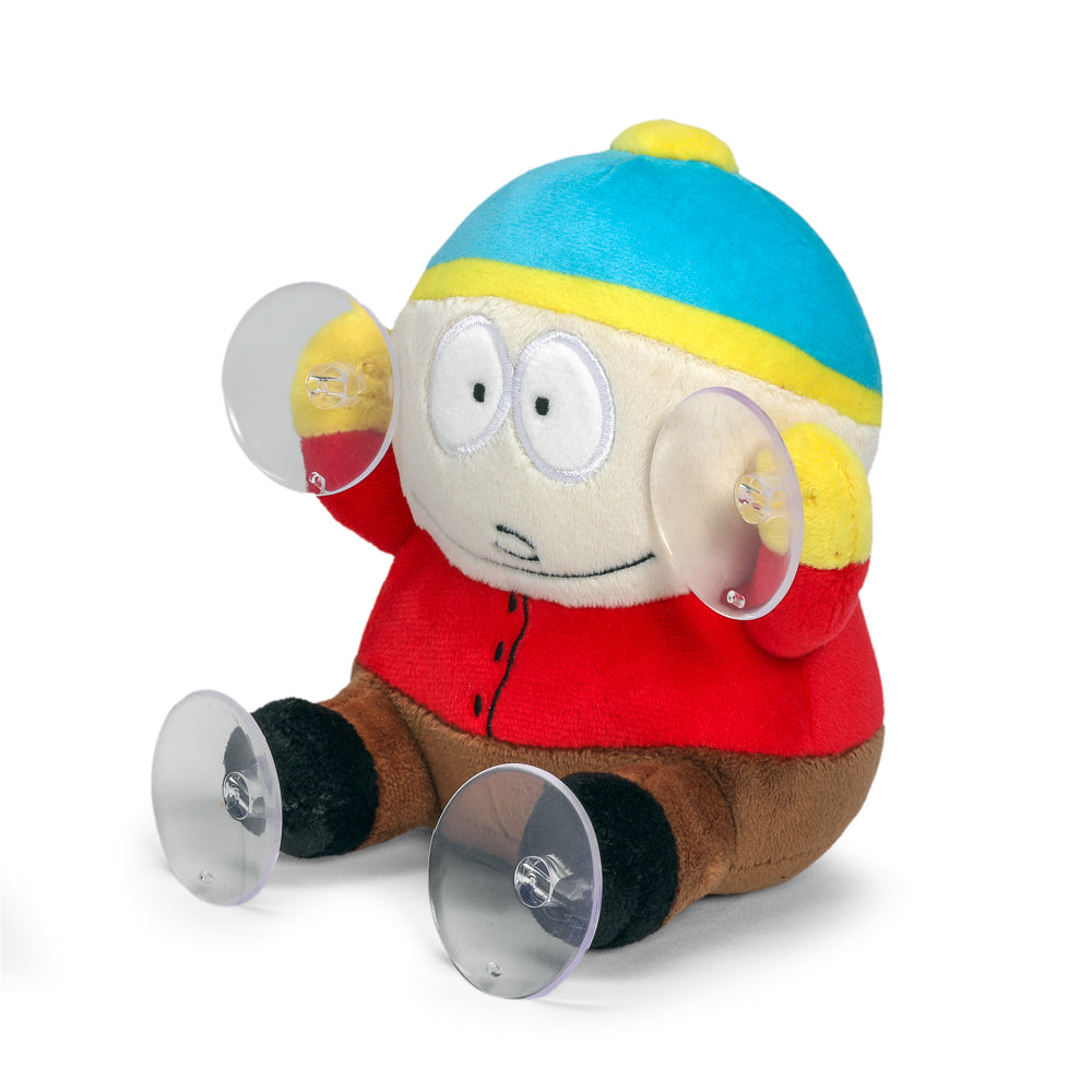South Park Cartman 6-inch plush window clinger featuring cartoon character for decorative display on windows.