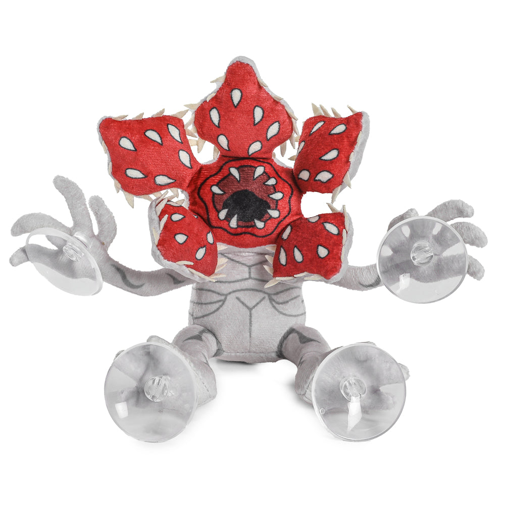 Stranger Things Demogorgon plush window clinger featuring a detailed, soft plush design of the creature from the series.