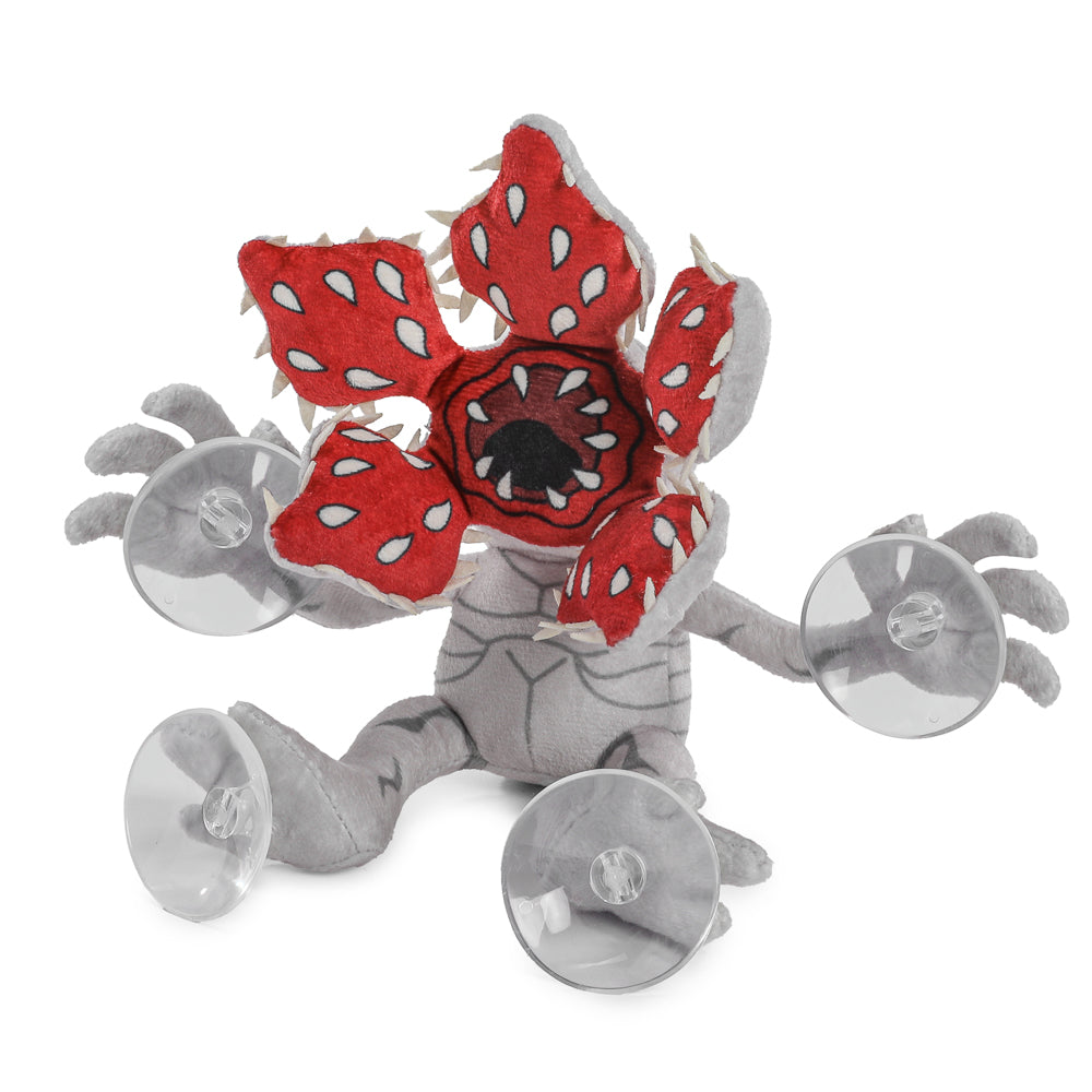 Stranger Things Demogorgon plush window clinger featuring a detailed, soft plush design from the Stranger Things collection.