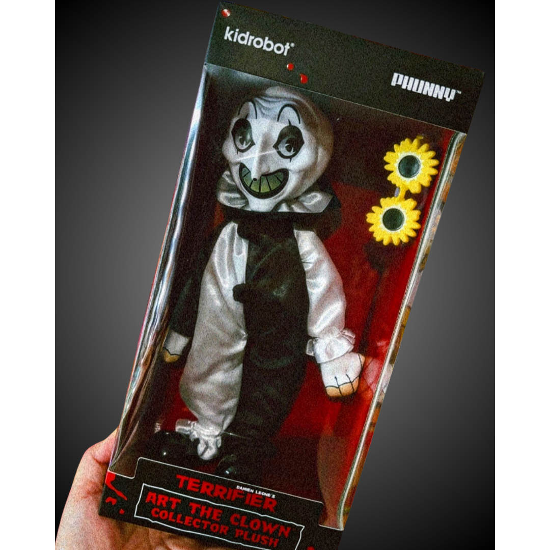 Terrifier 2 - Art the Clown with Glasses Vinyl Face Phunny on Kidrobot.com