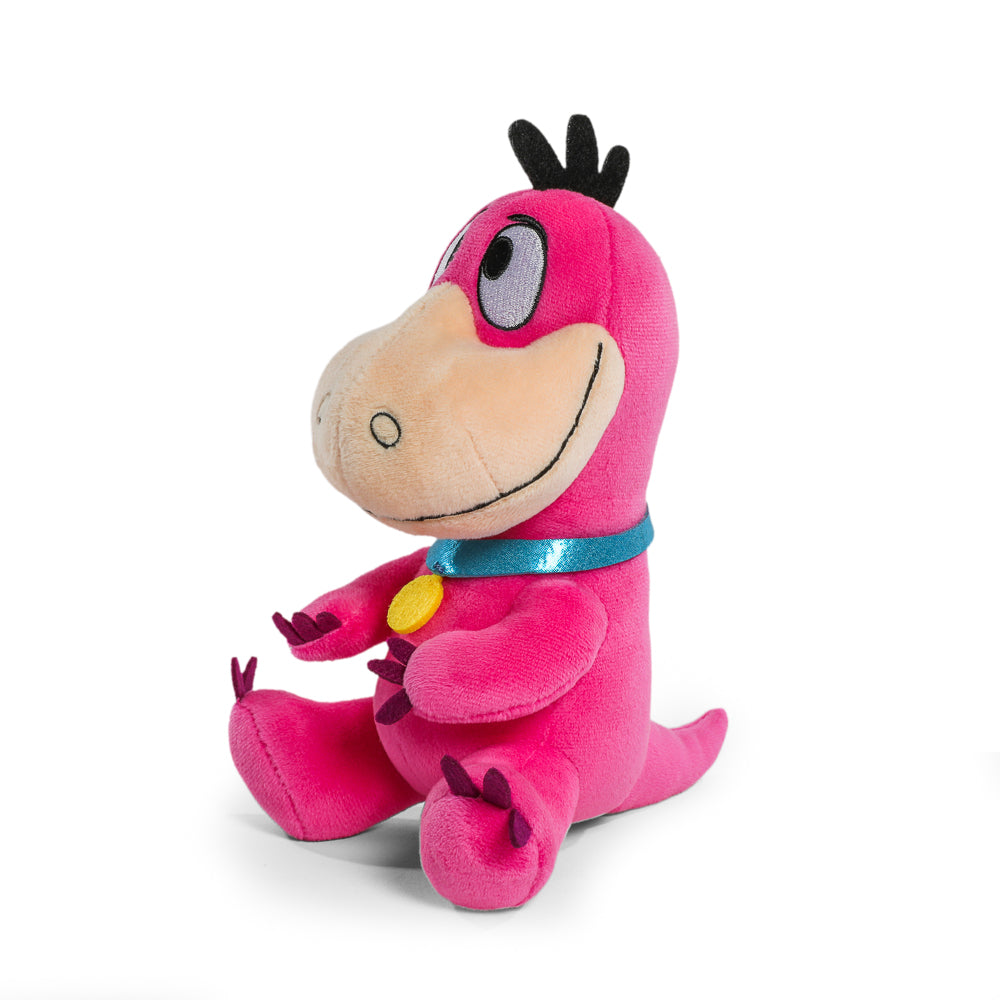 Set of The Flintstones Phunny plush toys featuring Dino, Fred, Wilma, and Pebbles characters in soft, collectible plush form.