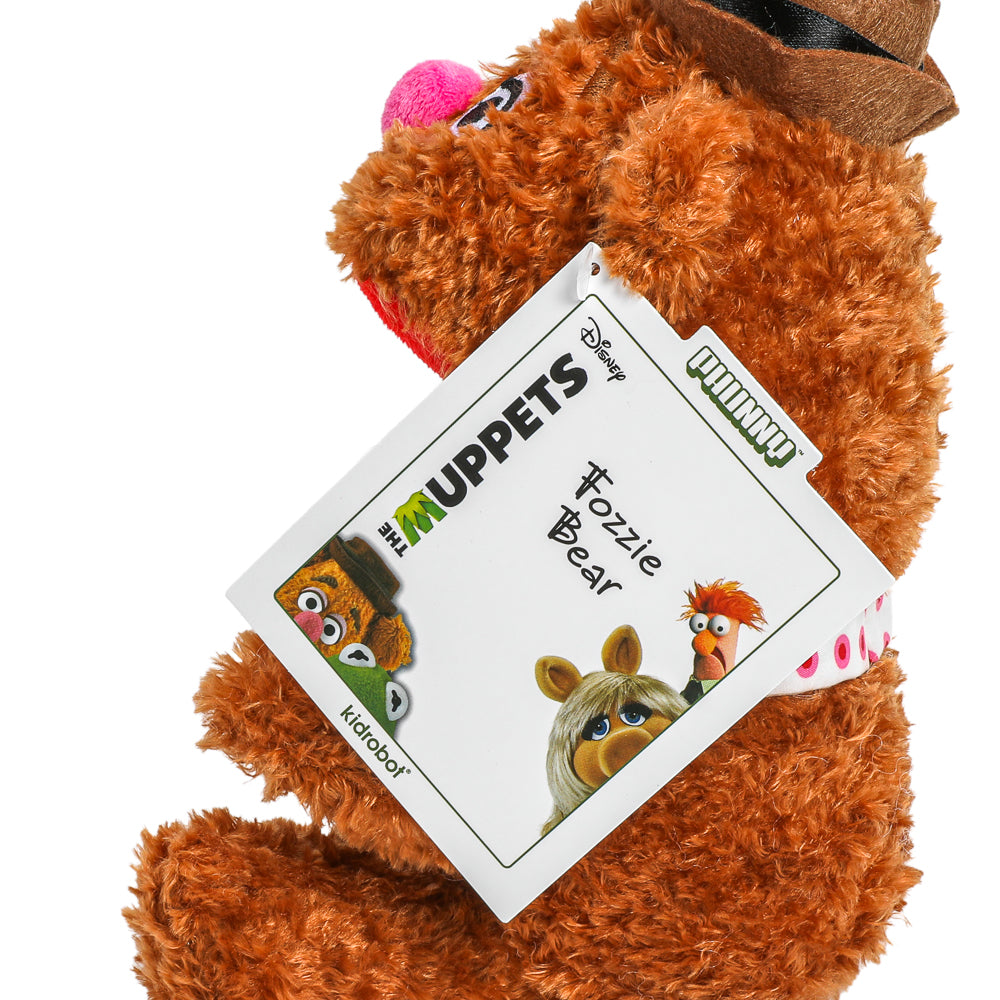 Disney The Muppets Fozzie Bear Phunny Plush toy with soft, cuddly fabric and detailed character features.