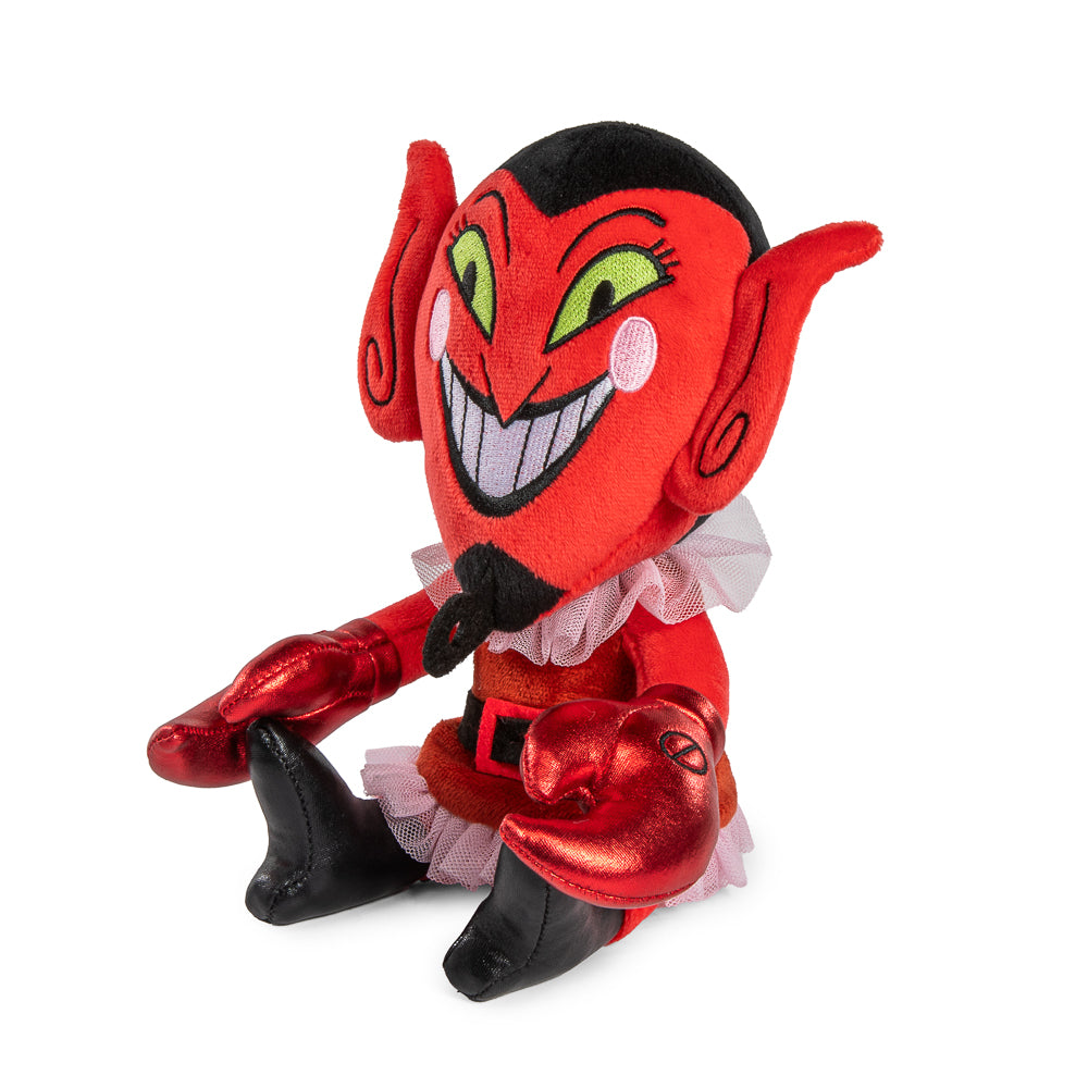 Set of five Powerpuff Girls HIM Phunny plush toys featuring Blossom, Bubbles, Buttercup, and villains from the Powerpuff Girls series.