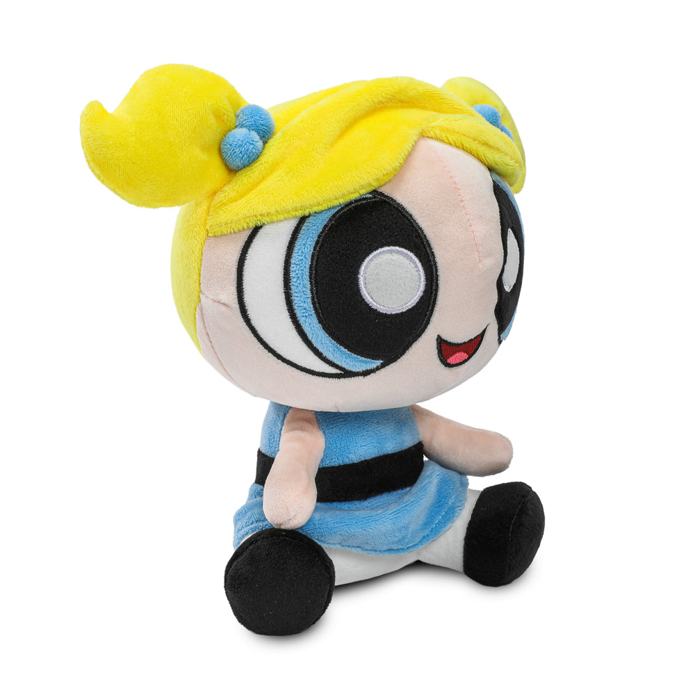 Three Powerpuff Girls Phunny plush toys in a bundle featuring Blossom, Bubbles, and Buttercup from the Powerpuff Girls.