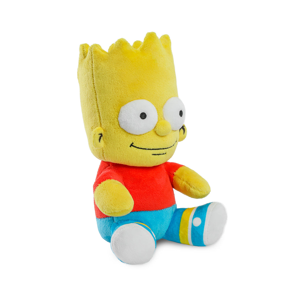 Set of five The Simpsons Family Phunny Plush toys featuring Bart, Homer, Marge, Lisa, and Maggie from the popular animated series.