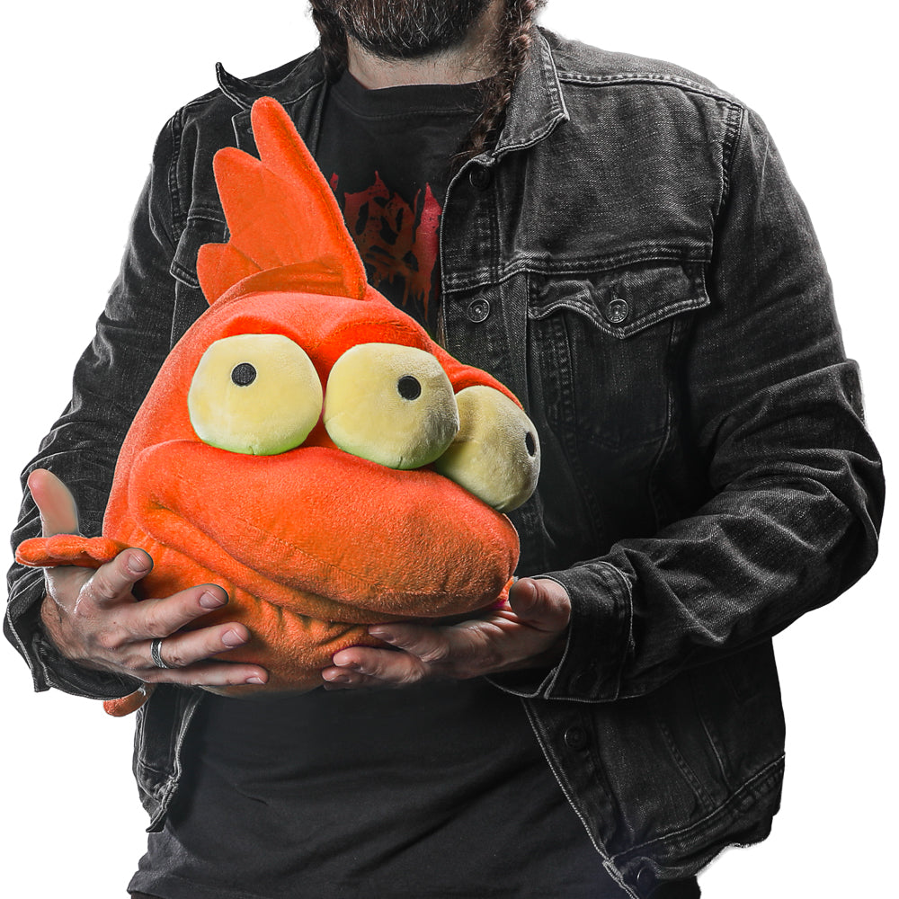 The Simpsons Blinky 14-inch plush toy featuring the iconic three-eyed fish character from the animated series.