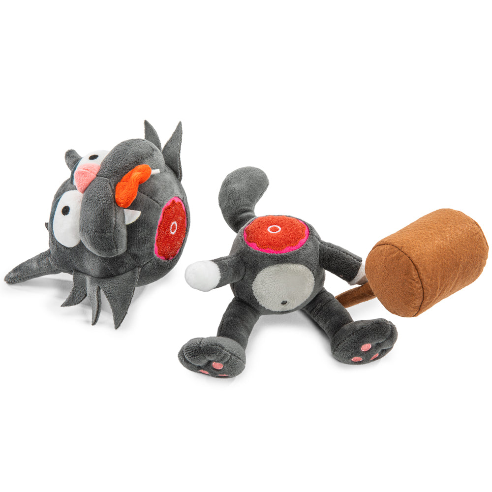 Interactive Plush of Scratchy from The Simpsons, soft plush toy featuring the iconic cartoon character.