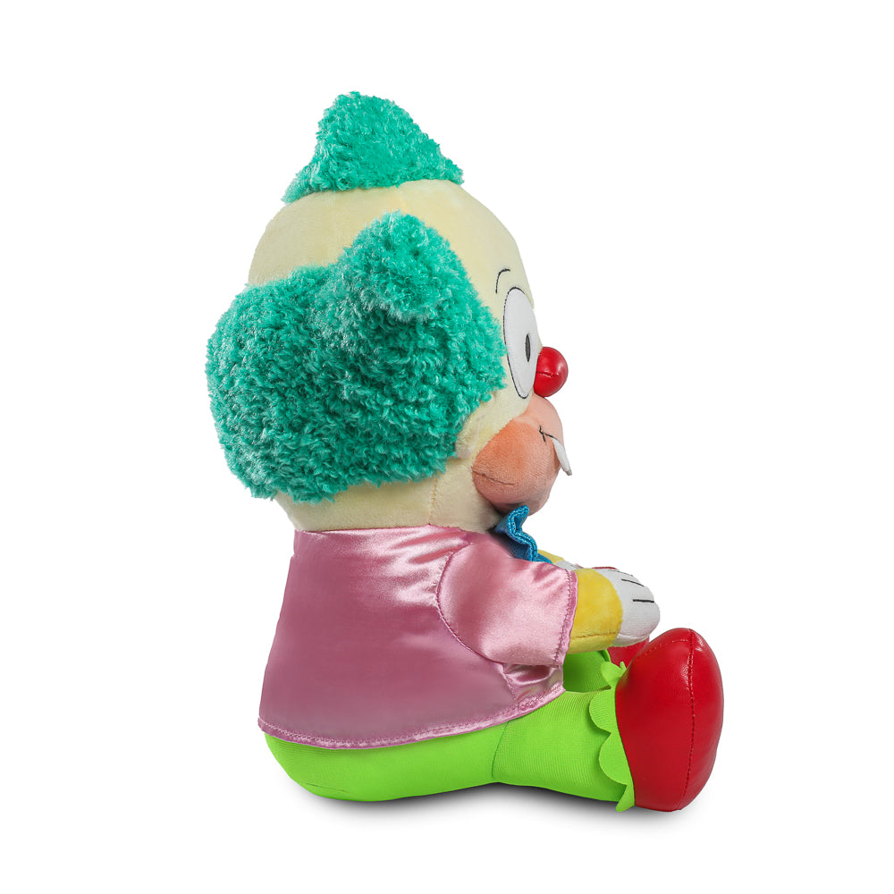 Krusty the Clown 13-inch plush toy from The Simpsons with sound, soft fabric, and detailed clown costume.