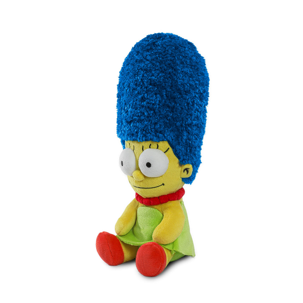 Set of five The Simpsons Family Phunny Plush toys featuring Marge, Homer, Bart, Lisa, and Maggie from the popular animated series.
