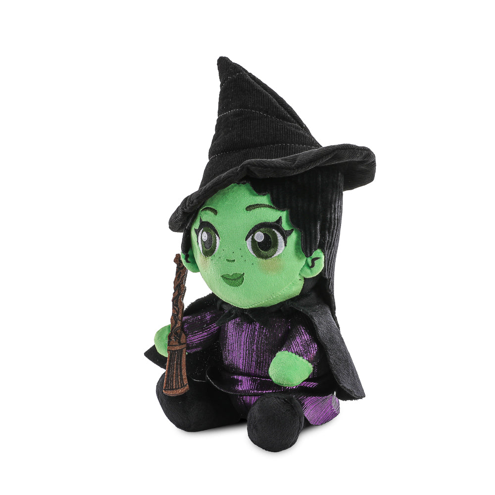 Wicked: For Good Glinda and Elphaba Phunny plush bundle, soft plush dolls of the Wicked musical characters, featuring detailed costumes.